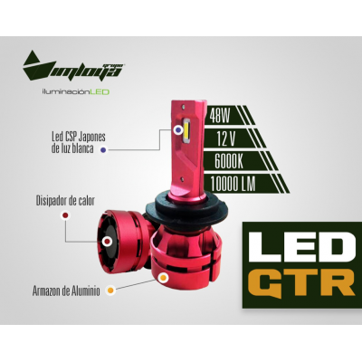 FOCO LED GTR 10000LM H16 PAR